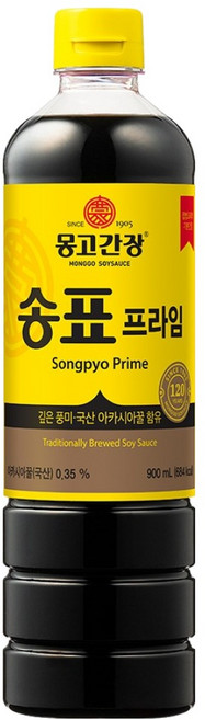 송표 프라임 양조간장, 900ml, 1개