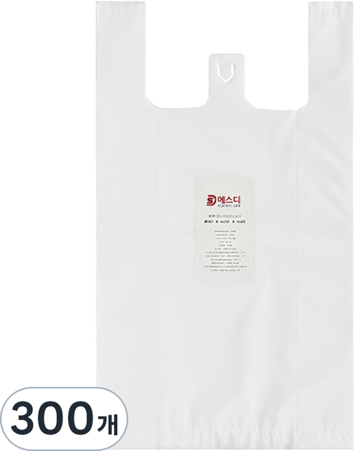 에스디 A급마트용봉투 백색, 10L, 300개