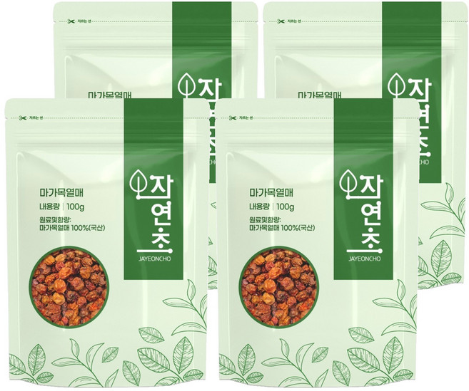 건조 마가목열매, 100g, 4개