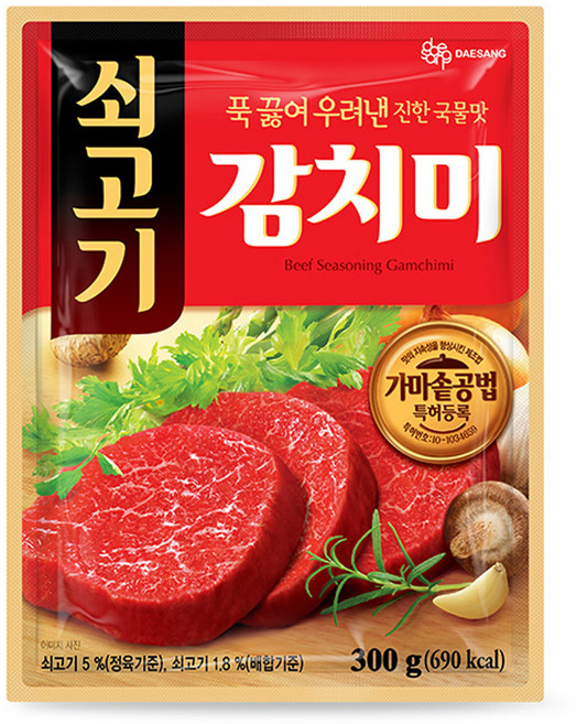 대상 쇠고기 감치미, 300g, 1개