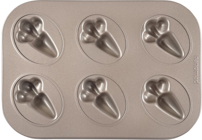 아노마드 당근 마들렌틀 팬 6구 골드, 1개