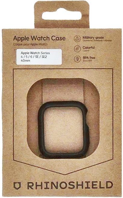 RHINOSHIELD 犀牛盾 Apple Watch NX保護殼 40mm, 黑色, 1個