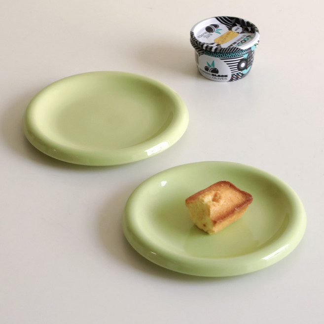 이우아여사 오데뜨 버블 플레이트, 라임, 2개