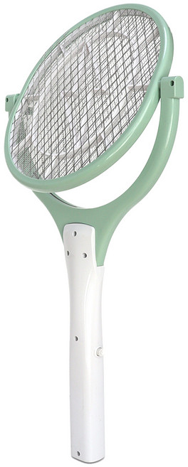 스윙모스킬 LED 90도 회전 충전식 모기채 SM-9909