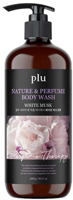 플루 네이처 앤 퍼퓸 바디워시 화이트머스크향, 1kg, 1개