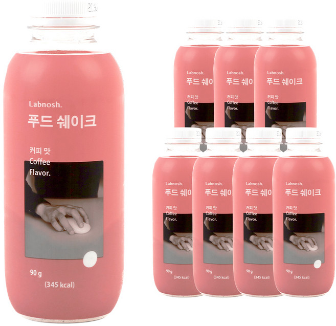 랩노쉬 푸드쉐이크 커피맛, 90g, 8개
