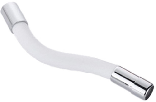 수자매 코브라 수도꼭지 연장호스 화이트, 1개