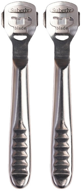 Suberly 舒佰利 不銹鋼腳皮刨刀組, 2支, 1組