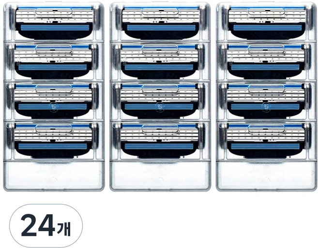 Daon Select Gillette 相容 Mach3 刮鬍刀片, 單一商品, 單一顏色, 24個
