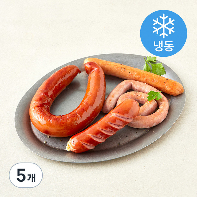 말발굽 모둠소시지 (냉동), 405g, 5개