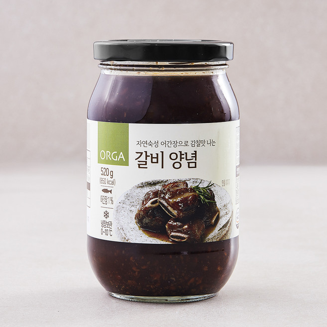 올가홀푸드 갈비 양념, 520g, 1개