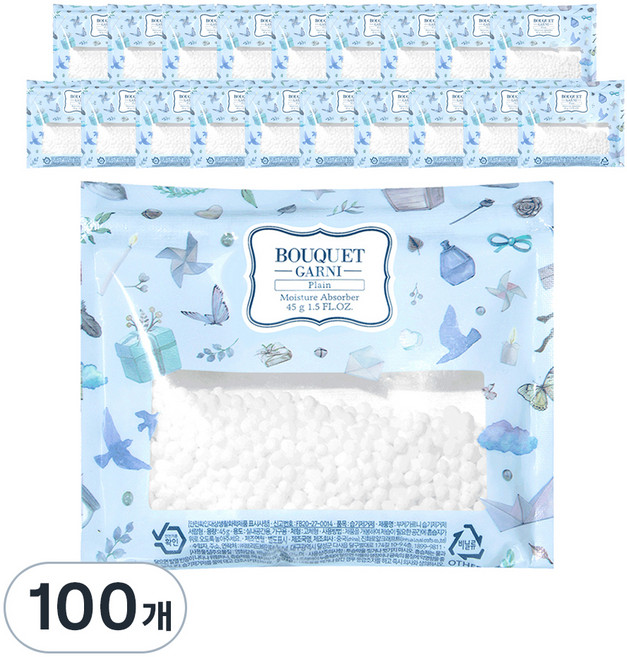 부케가르니 습기제거제 서랍형 본품, 45g, 100개