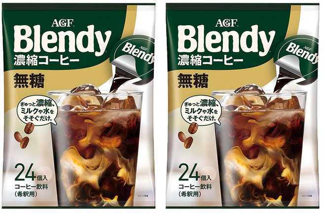 블랜디 AGF 포션 블랙 캡슐커피, 18g, 24개입, 2개