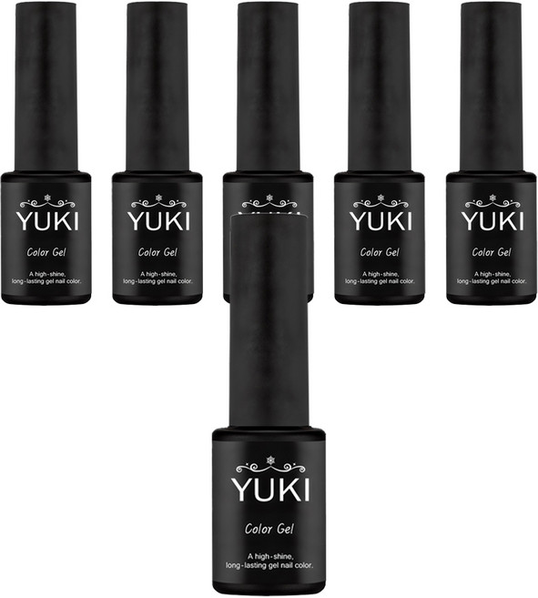 유키 컬러젤, 35호 모던블랙, 5g, 6개