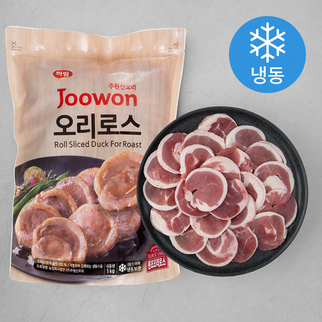 주원산오리 오리로스 (냉동), 1kg, 1개