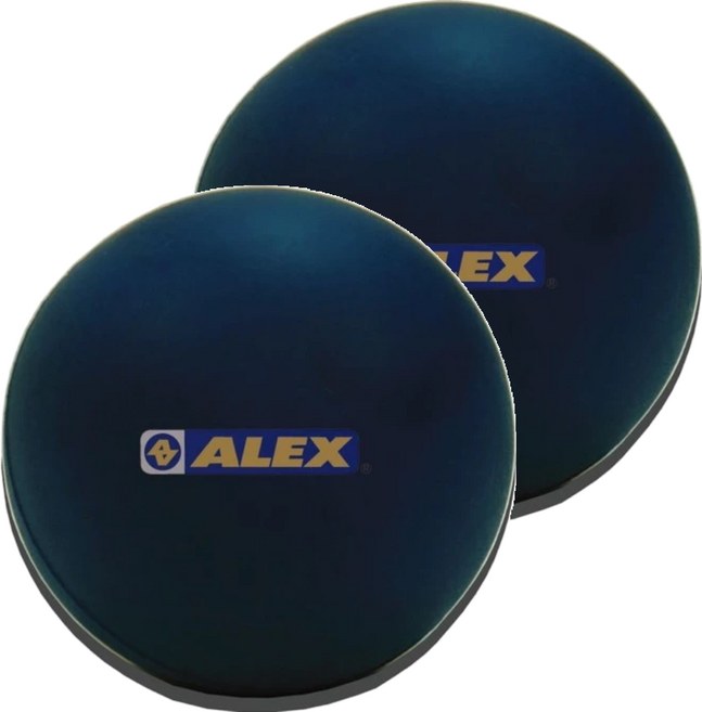 ALEX SPORTS 按摩球 橡膠材質 直徑63mm 硬度60度 B-4601, 黑色, 2個