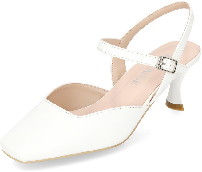 엘칸토 여성용 인텐스 스퀘어 라인 포인트 슬링백 6cm LCWO18I313