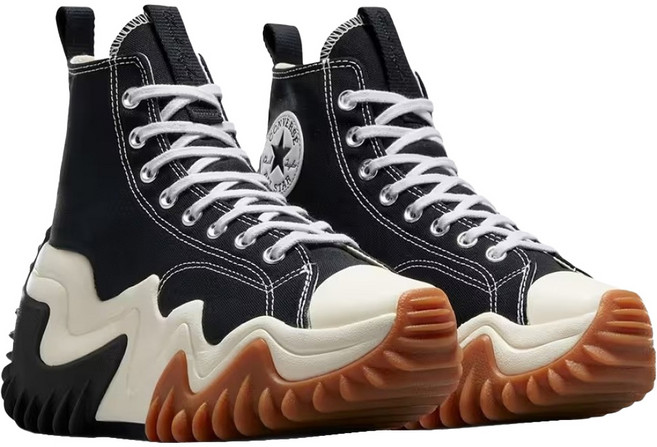 CONVERSE 匡威 男款 RUN STAR MOTION HI 厚底鋸齒經典高筒帆布鞋 171545C