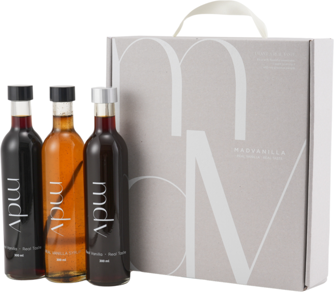 매드바닐라 리얼 바닐라 시럽 300ml + 밀크티 베이스 300ml + 패션 히비스커스 시럽 300ml, 1세트
