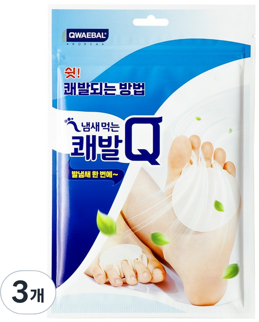 쾌발 Q 풋패드, 10매입, 3개