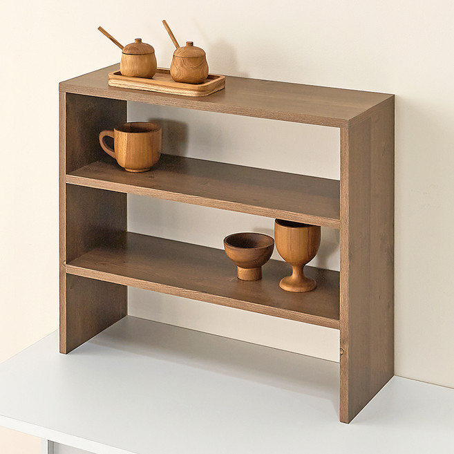 양지가구 양발이 선반 560, 옹이, 3단