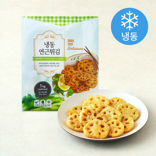 연근 튀김 (냉동), 1kg, 1개
