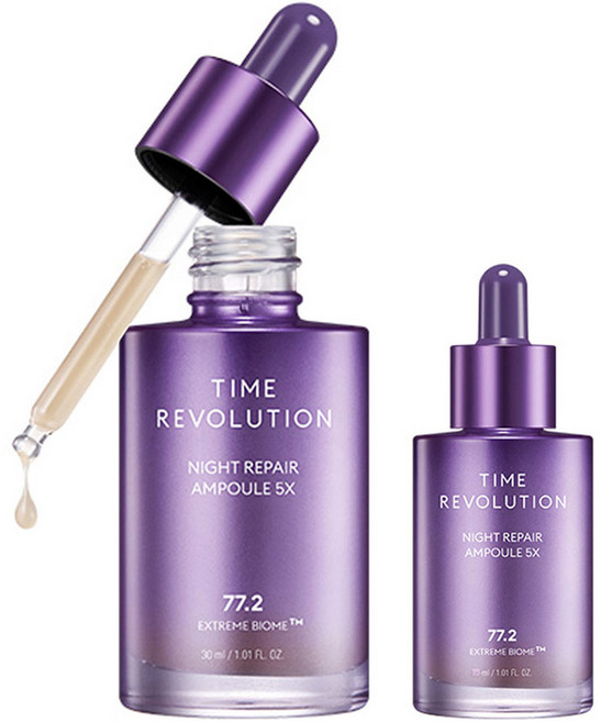 미샤 타임 레볼루션 나이트리페어 파이브엑스 앰플 30ml + 15ml 세트, 1개