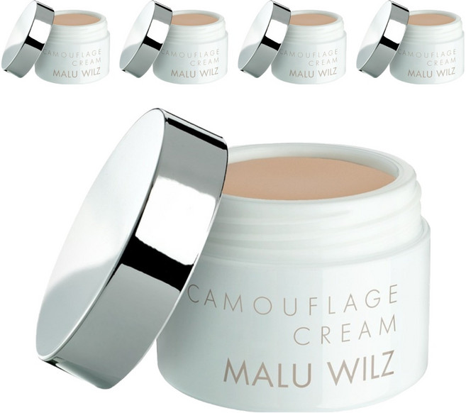 MALU WILZ KEMOPLAGE 霜狀遮瑕膏 6g, 4號 中間膚色, 5個