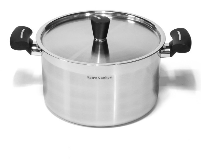 키친아트 인덕션 레트로 쿠커 곰솥, 28cm, 혼합색상, 1개