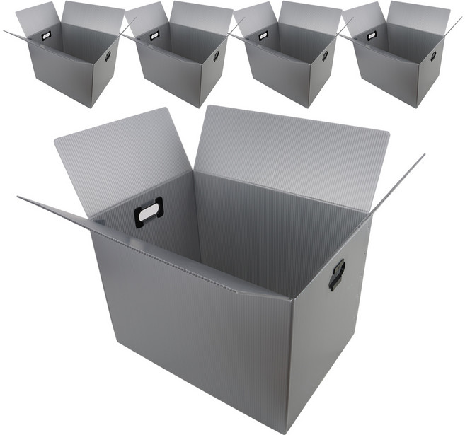 코멧 두꺼운 이사박스 3T 3호~7호 5개입, 실버, 5개