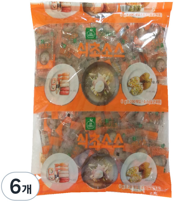 이엔푸드 미니식초, 1.2kg, 6개