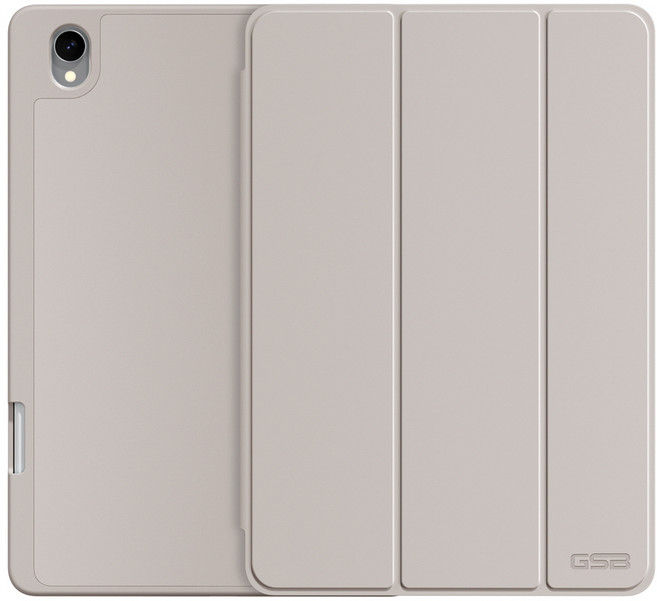 지에스비케이스 갤럭시탭 S펜 수납 파스텔 스마트 커버 케이스, 애쉬그레이, 1개