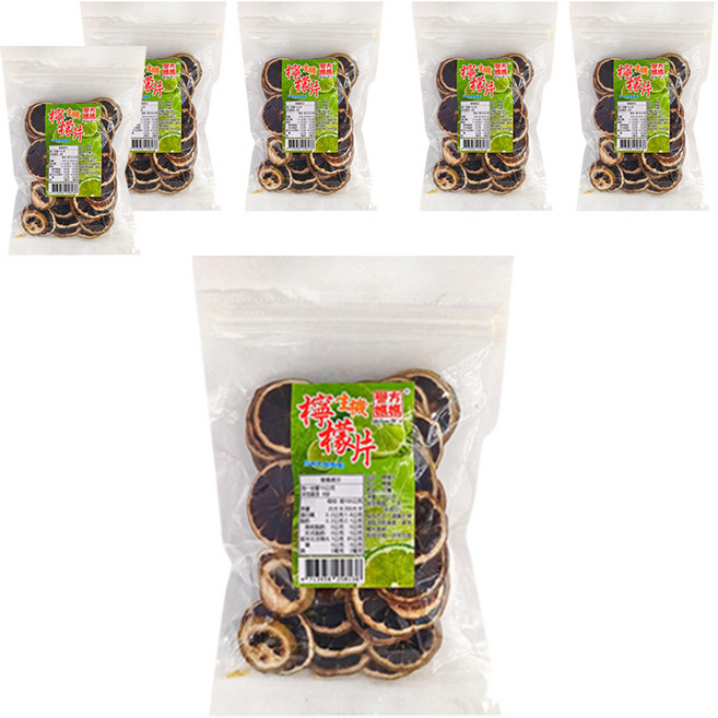 譽方媽媽 檸檬片, 80g, 6包