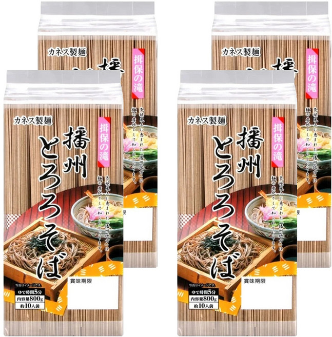 KANESU 播州山藥蕎麵, 800g, 4包
