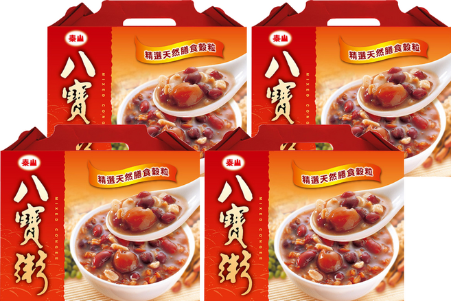 TAISUN 泰山 八寶粥禮盒 12罐, 3.96kg, 4盒