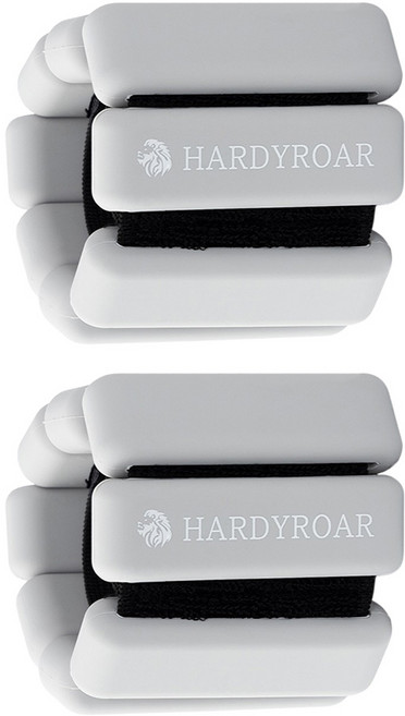 HardyRoar 高級沙袋手腕腳踝跑步負重帶, 0.5kg, 灰色