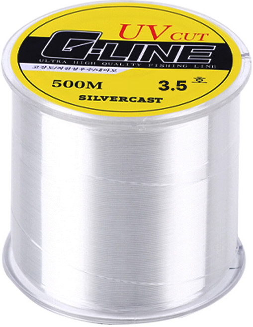 실버캐스트 G라인 나일론 낚시줄 500m, 투명, 1개