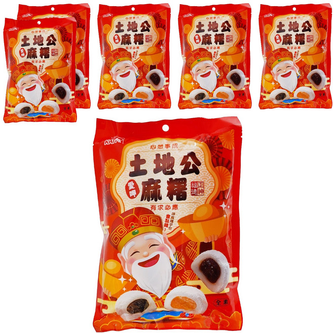 凱岳 土地公綜合麻糬, 150g, 6包