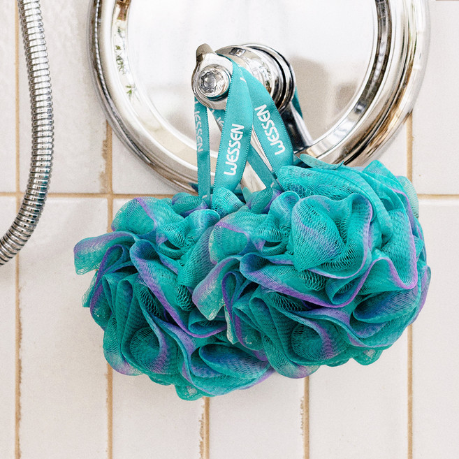 웨신 샤워볼, 혼합색상, 1개입, 2개