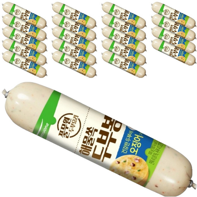 풀무원 해물쏙 두부봉 10p, 180g, 20개