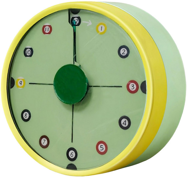 上手家居 番茄鐘/計時器, 1組, 撞球 綠色 + 黃色