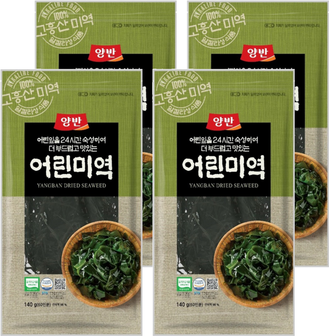 Dongwon 東遠 Yangban 兩班 貴族嫩海帶, 140g, 4包