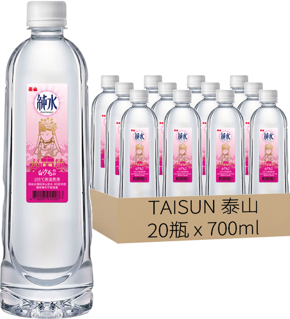 TAISUN 泰山 純水, 700ml, 20瓶