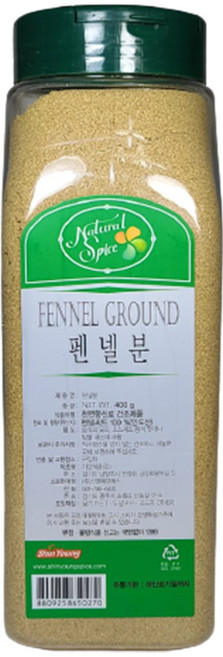 내츄럴스파이스 펜넬분, 400g, 1개
