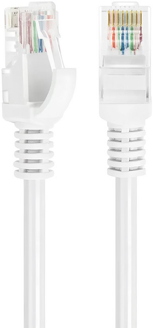 infotec 英富達 超五類無遮蔽 Cat.5e RJ45 高速網路傳輸線 適用於電腦與ADSL網路集線器連接使用 30M, 白色, 1條