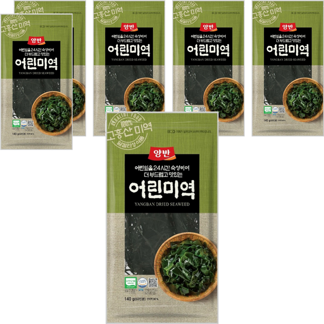 Dongwon 東遠 Yangban 兩班 貴族嫩海帶, 140g, 6包