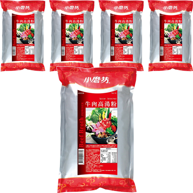 小磨坊 牛肉高湯粉, 1kg, 5包