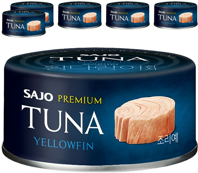 SAJO 黃鰭鮪魚罐, 6罐, 100g