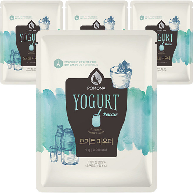 포모나 요거트파우더, 1kg, 1개입, 4개