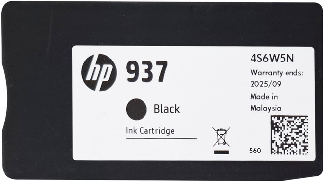 hp 惠普 937 墨水匣, 黑色, 1個